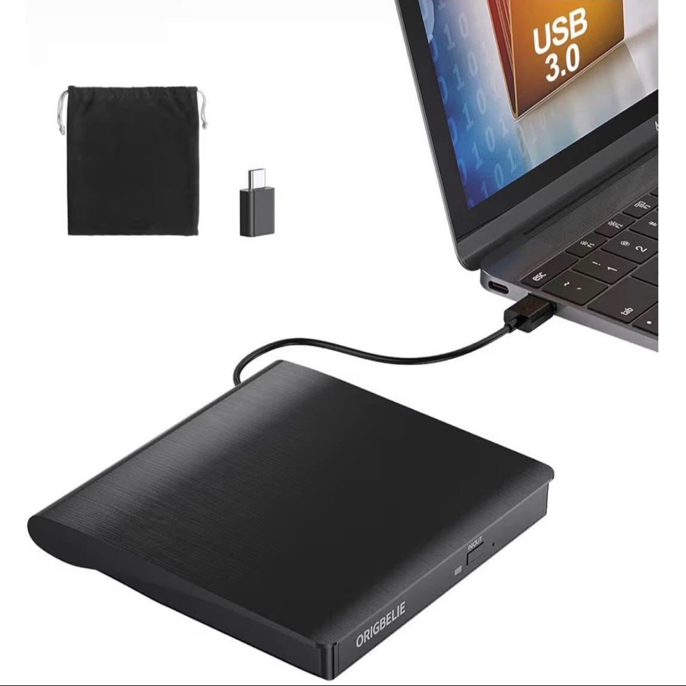 Origbelie USB 3.0 External CD/DVD Drive